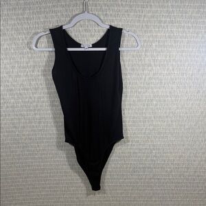 Velvet Torch Black Scoop Neck Body Suit